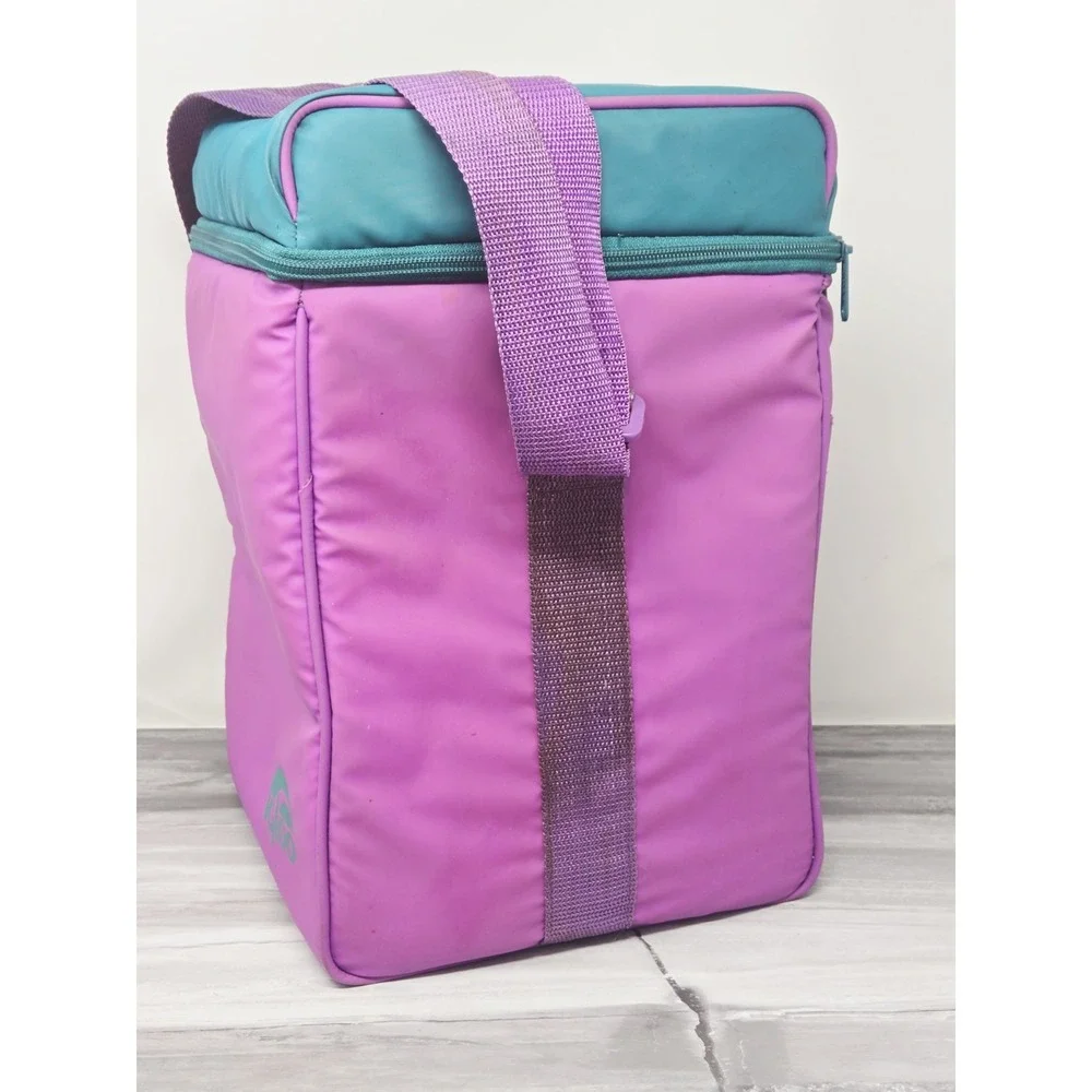 Igloo Retro Neon Lunch Cooler Bag Large 13×10 Vintage Style Purple‎
